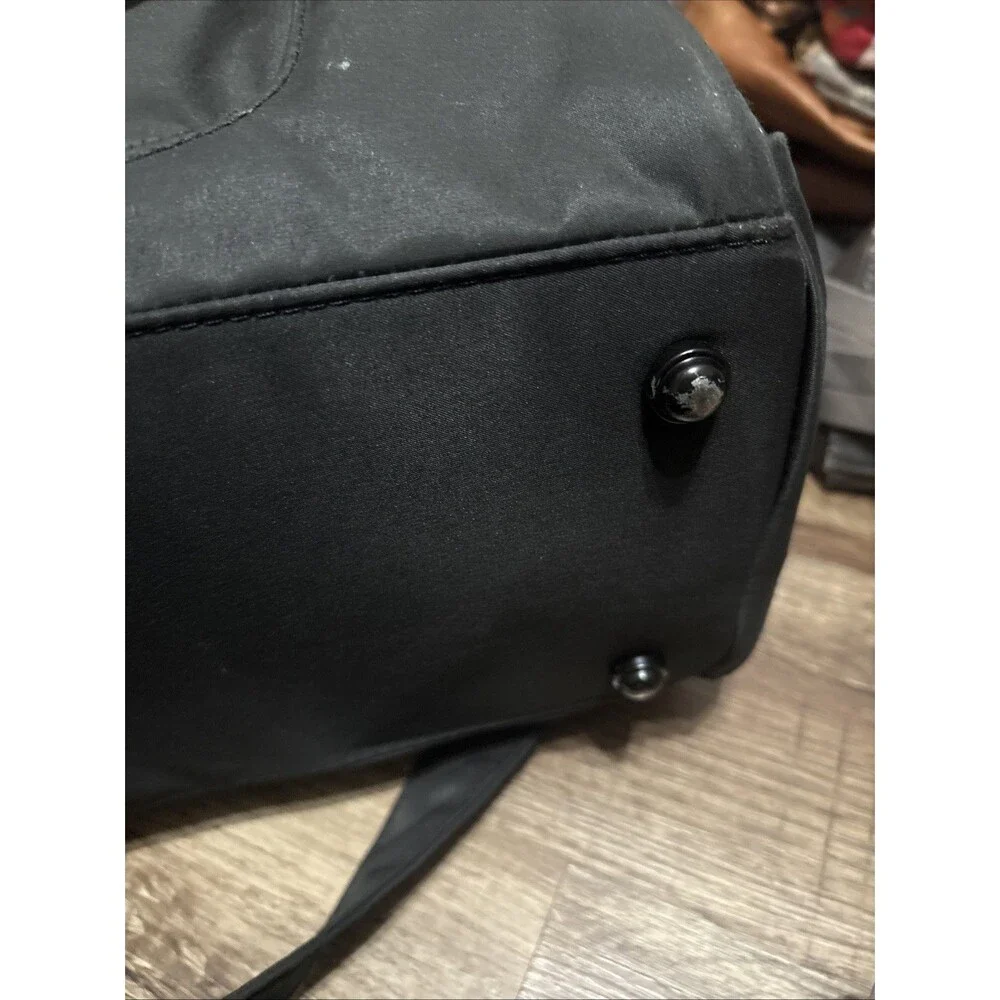 JuJuBe Signature Large Utility-Strap Tote Shoulder Crossbody Diaper Bag- Black
